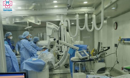 can thiệp điều trị đặt stent graft ca bệnh phình động mạch chủ bụng ngự phức tạp