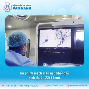 túi phình mạch máu não bằng stent chuyển dòng