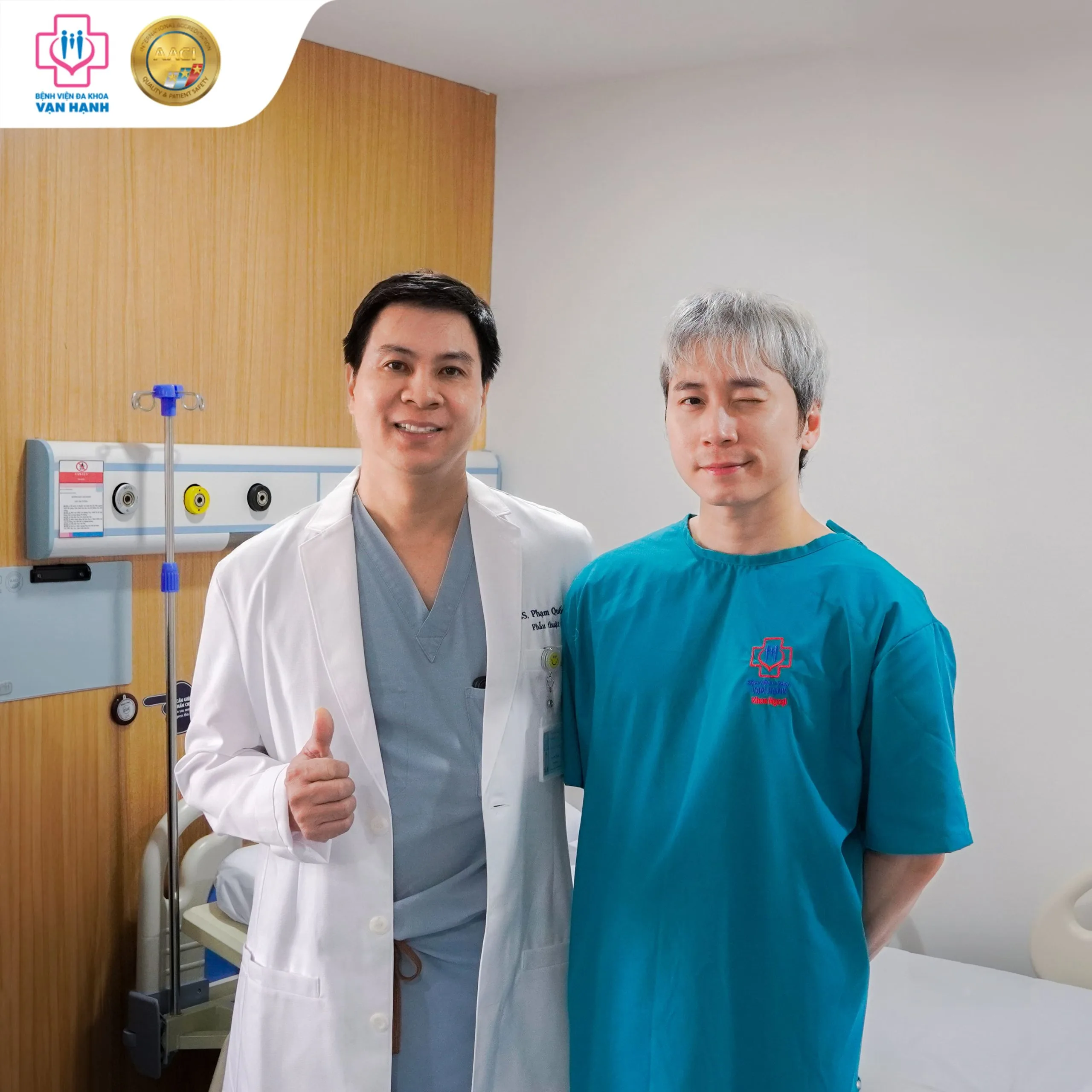 Rappper Karik & BS Nguyễn Quốc Hùng, Bác sĩ trực tiếp phẫu thuật chấn thương dây chằng chéo cho nam nghệ sĩ