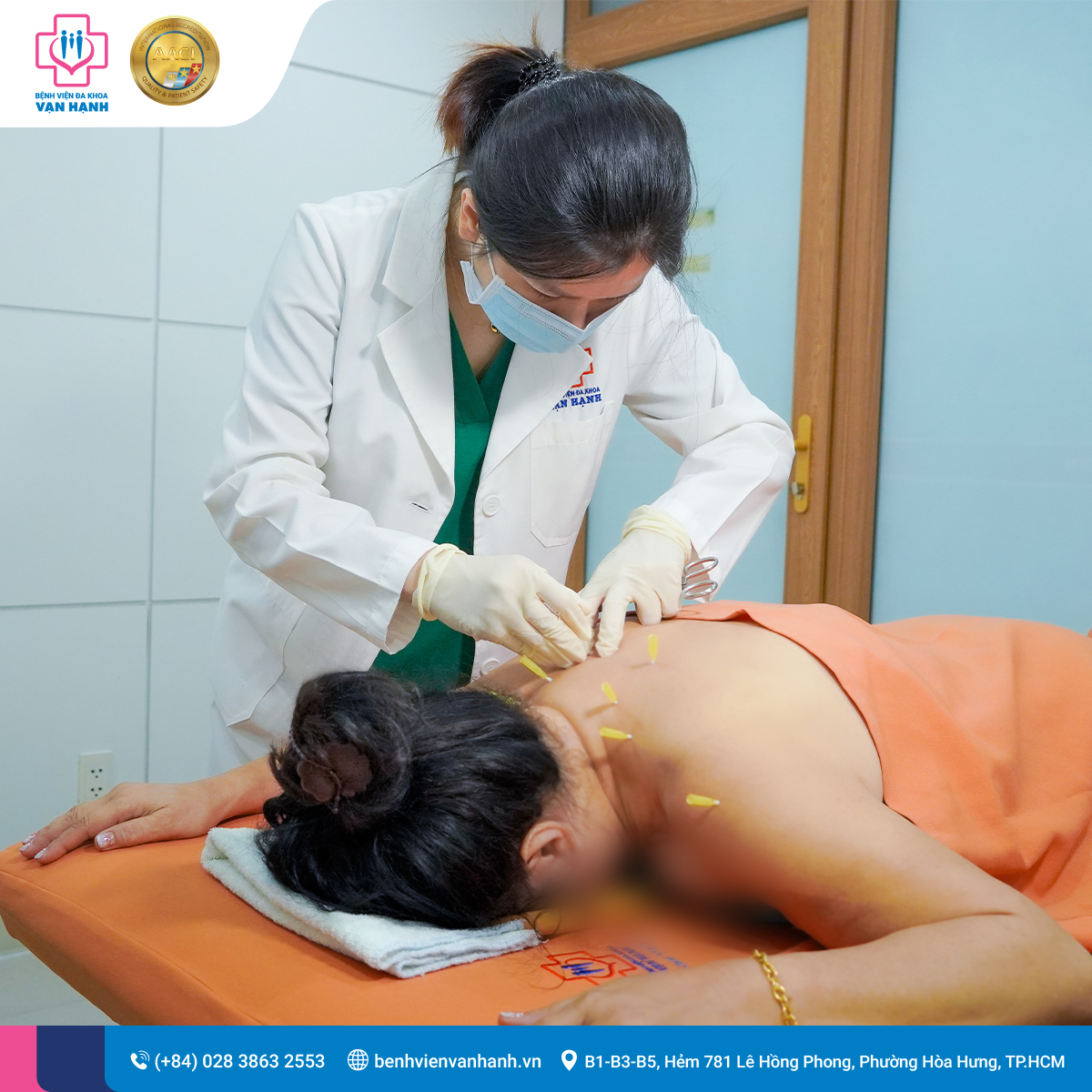 Lồi đĩa đệm gây đau lưng & cổ vai gáy trầm trọng: Bệnh nhân Việt Kiều kiên trì về nước Cấy Chỉ phục hồi
