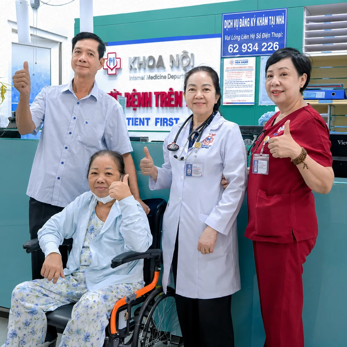 Bệnh nhân quay trở lại Bệnh viện Vạn Hạnh tái khám trong niềm vui sau hành trình vượt qua ca bệnh nặng