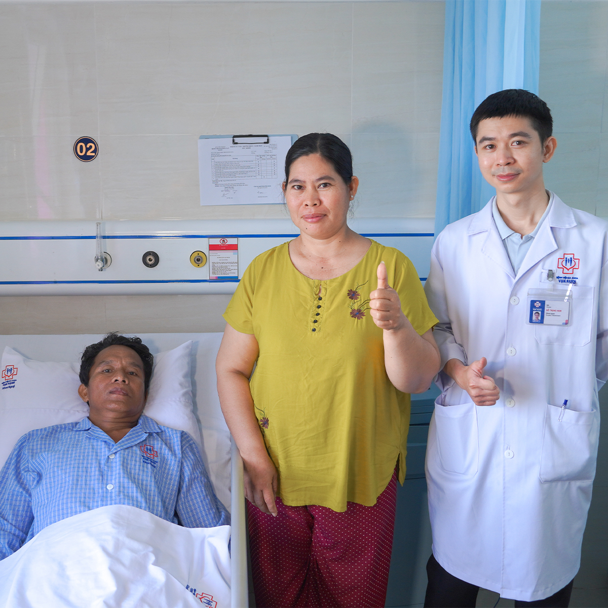 Tình trạng của bệnh nhân đã ổn định sau phẫu thuật Tình trạng của bệnh nhân đã ổn định sau phẫu thuật